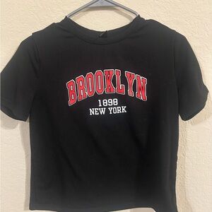 Brookly 1898 New York Graphic Croptop